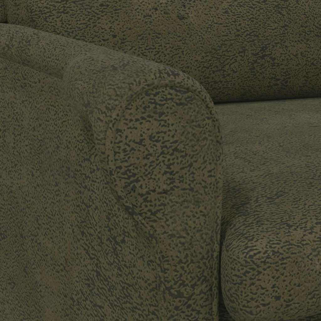 Fauteuil Leger groen 76 x 94 x 102 cm Nep Leer