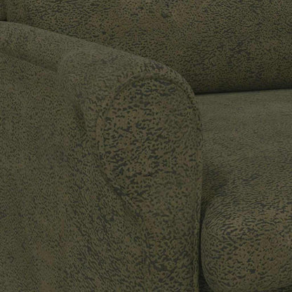 Fauteuil Leger groen 76 x 94 x 102 cm Nep Leer