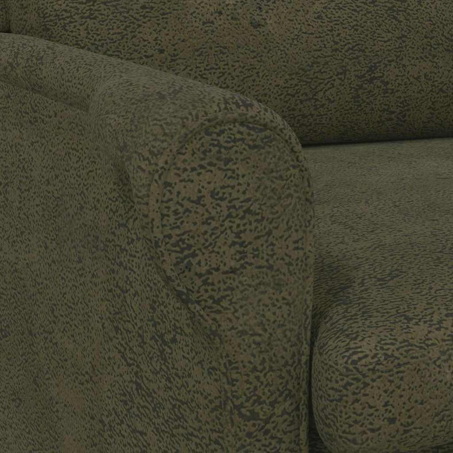 Fauteuil Leger groen 76 x 94 x 102 cm Nep Leer
