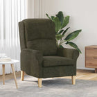 Armchair Leger green 76 x 94 x 102 cm Faux Leather