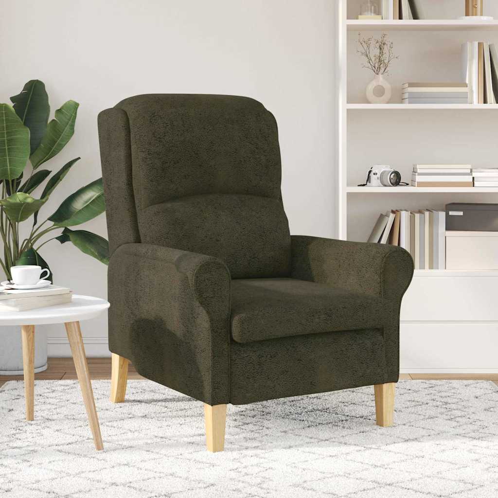Fauteuil Leger groen 76 x 94 x 102 cm Nep Leer