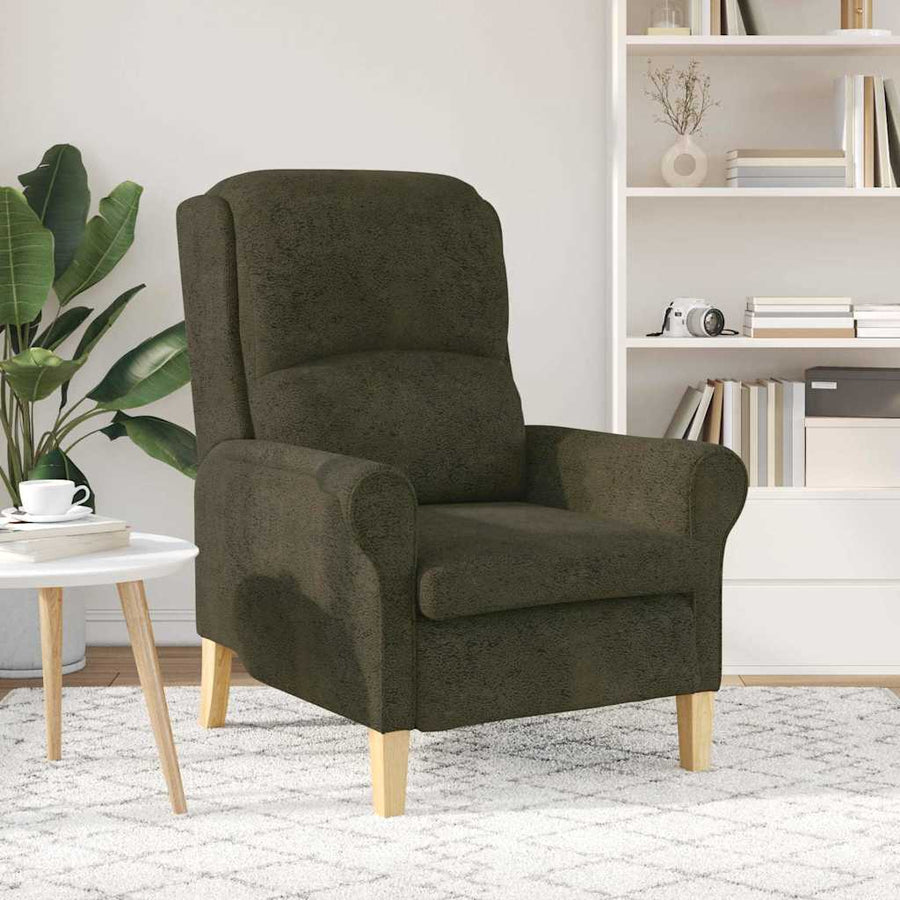 Fauteuil Leger groen 76 x 94 x 102 cm Nep Leer