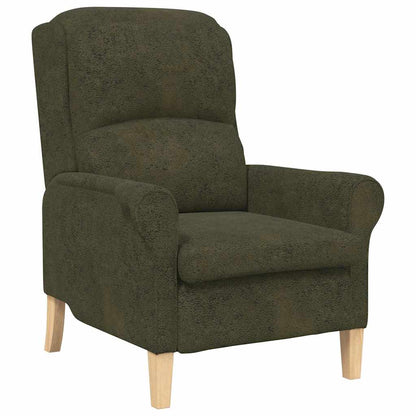 Fauteuil Leger groen 76 x 94 x 102 cm Nep Leer