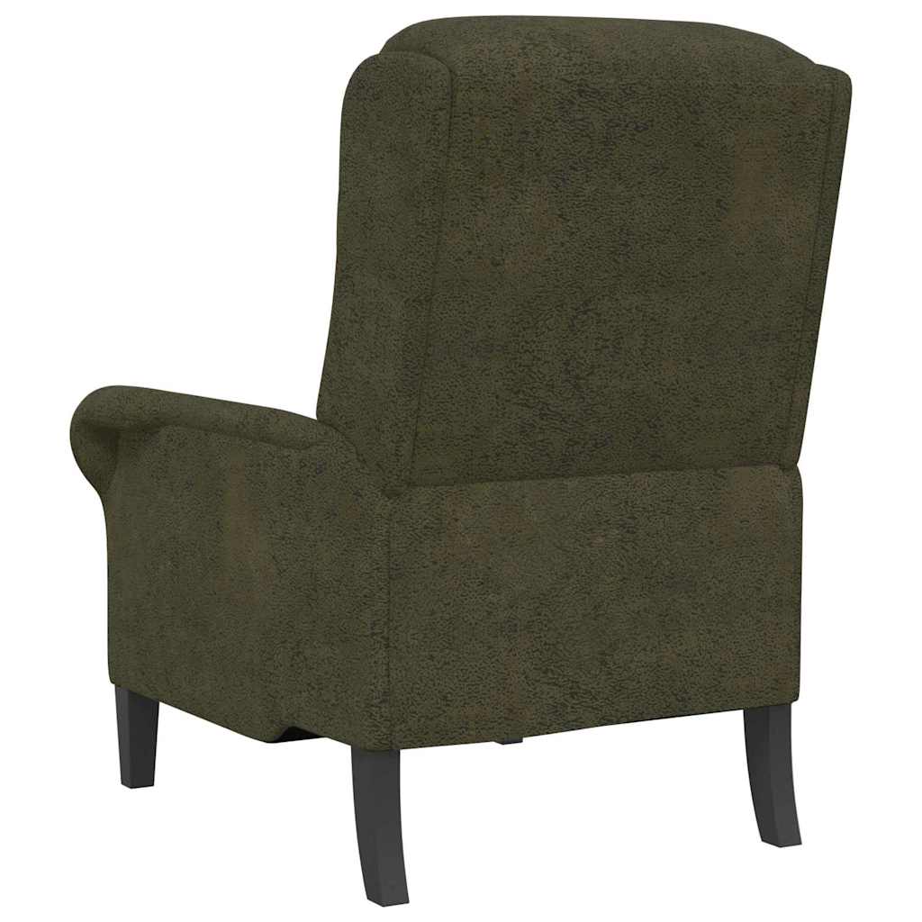 Fauteuil Leger groen 76 x 94 x 102 cm Nep Leer