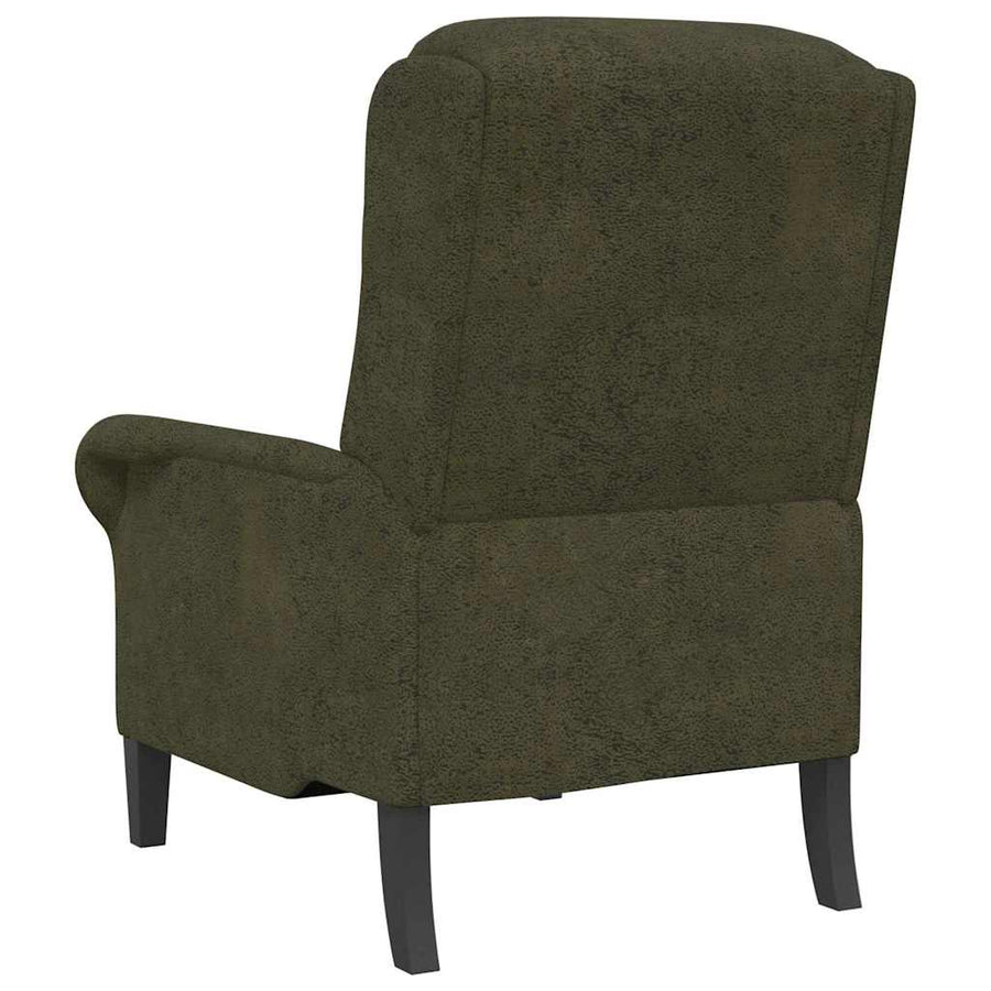 Fauteuil Leger groen 76 x 94 x 102 cm Nep Leer