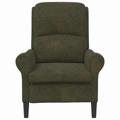 Fauteuil Leger groen 76 x 94 x 102 cm Nep Leer