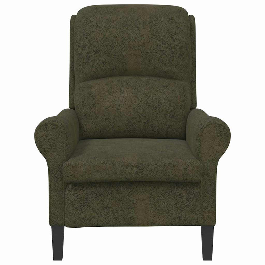 Fauteuil Leger groen 76 x 94 x 102 cm Nep Leer