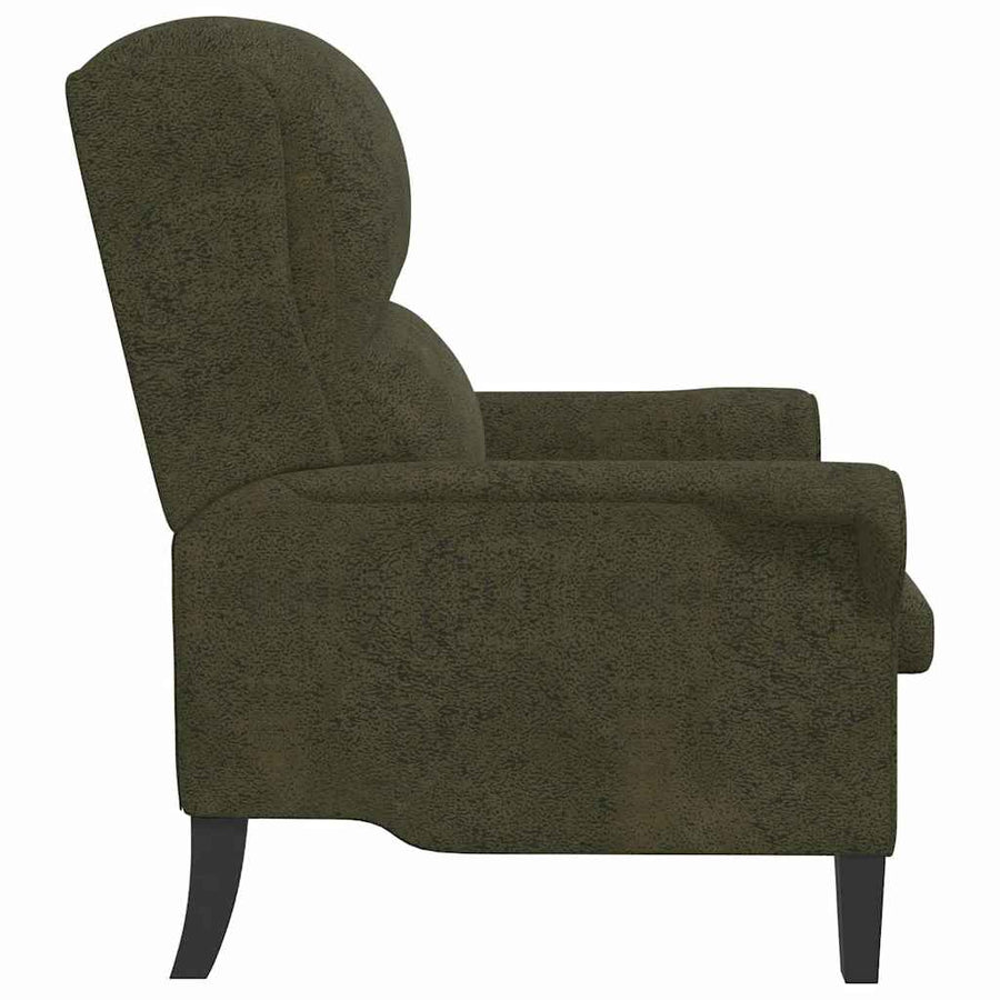 Fauteuil Leger groen 76 x 94 x 102 cm Nep Leer