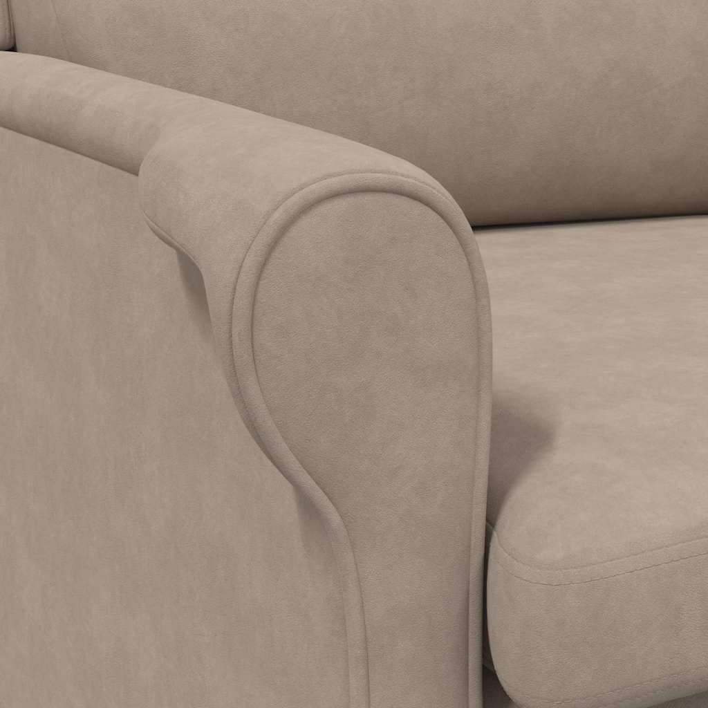 Fauteuil Taupe 76 x 94 x 102 cm Microfibre