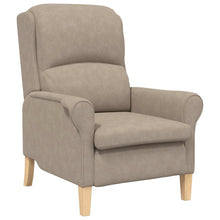 Fauteuil Taupe 76 x 94 x 102 cm Microfibre
