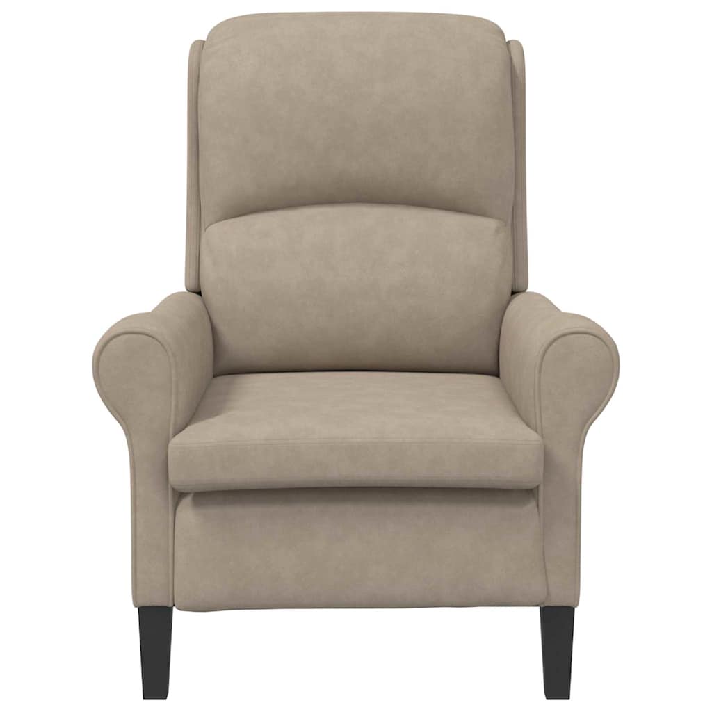 Fauteuil Taupe 76 x 94 x 102 cm Microfibre
