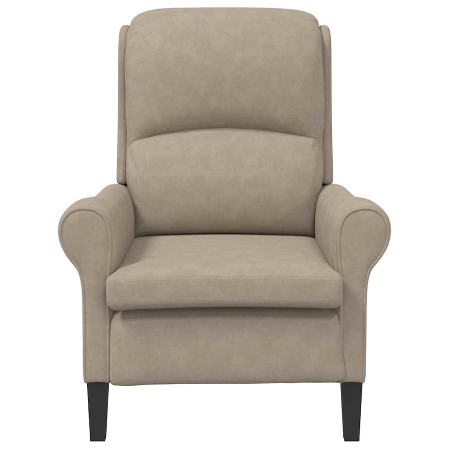 Fauteuil Taupe 76 x 94 x 102 cm Microfibre