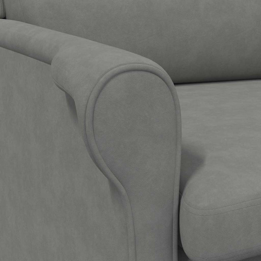 Fauteuil Donkergrijs 76 x 94 x 102 cm Microvezel