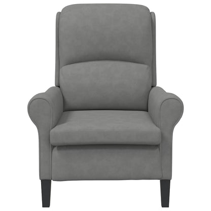 Fauteuil Donkergrijs 76 x 94 x 102 cm Microvezel