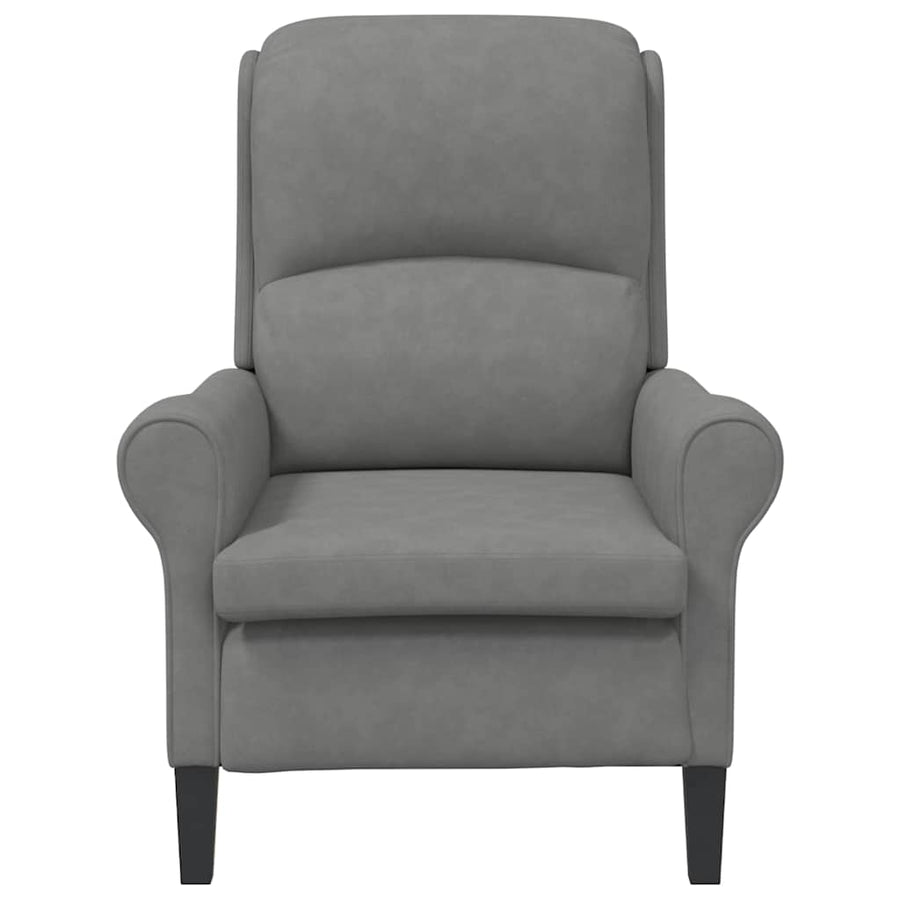 Fauteuil Donkergrijs 76 x 94 x 102 cm Microvezel