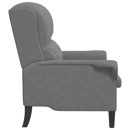 Fauteuil Donkergrijs 76 x 94 x 102 cm Microvezel