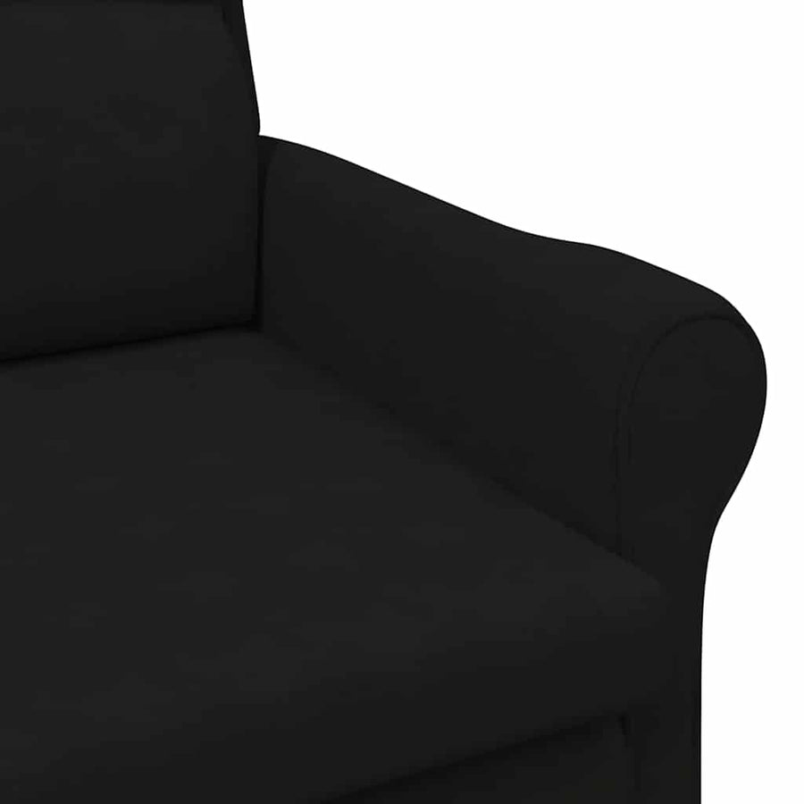 Fauteuil Zwart 76 x 94 x 102 cm Microvezel