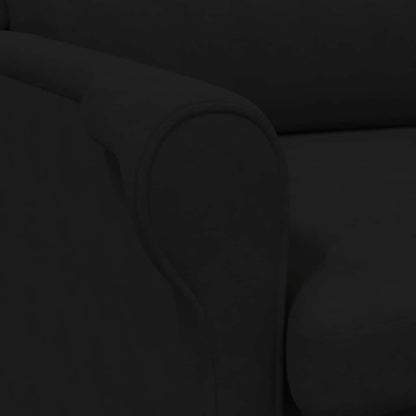 Fauteuil Zwart 76 x 94 x 102 cm Microvezel