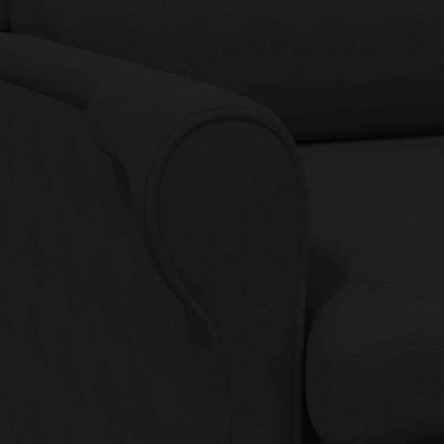 Fauteuil Zwart 76 x 94 x 102 cm Microvezel