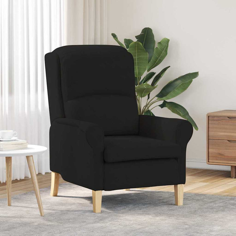 Fauteuil Zwart 76 x 94 x 102 cm Microvezel