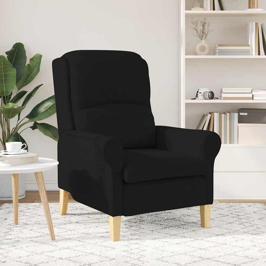 Fauteuil Zwart 76 x 94 x 102 cm Microvezel