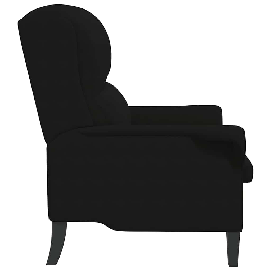 Fauteuil Zwart 76 x 94 x 102 cm Microvezel