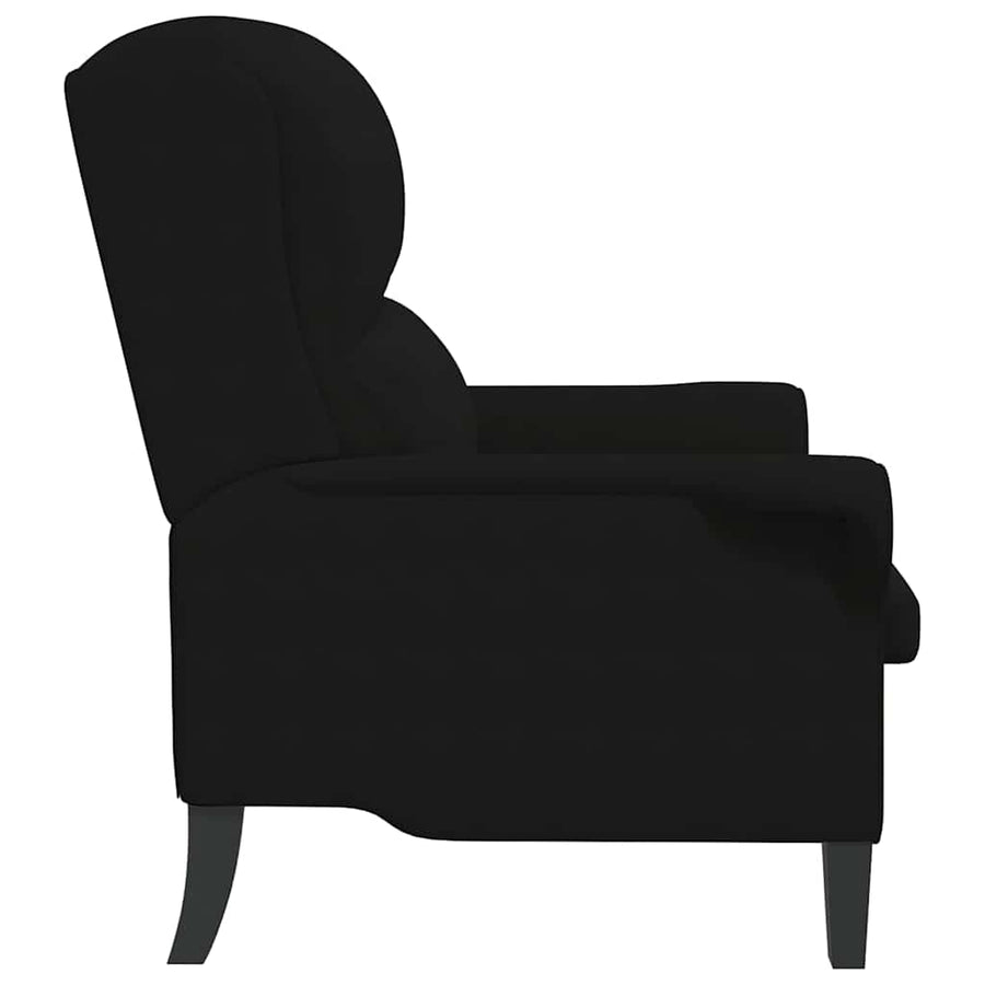 Fauteuil Zwart 76 x 94 x 102 cm Microvezel