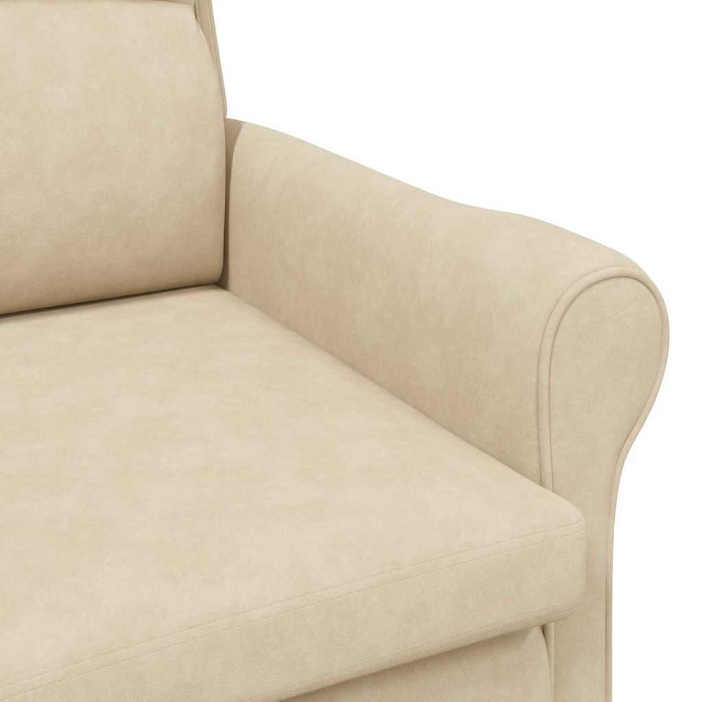 Fauteuil Crème 76 x 94 x 102 cm Microvezel