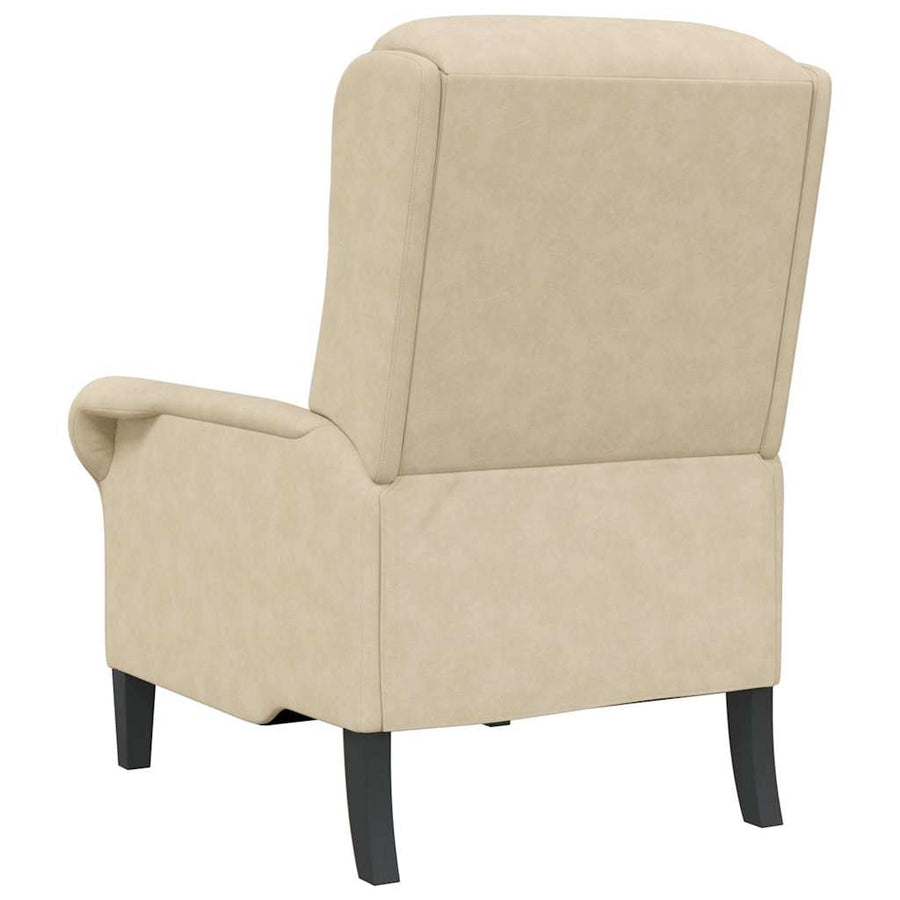 Fauteuil Crème 76 x 94 x 102 cm Microvezel