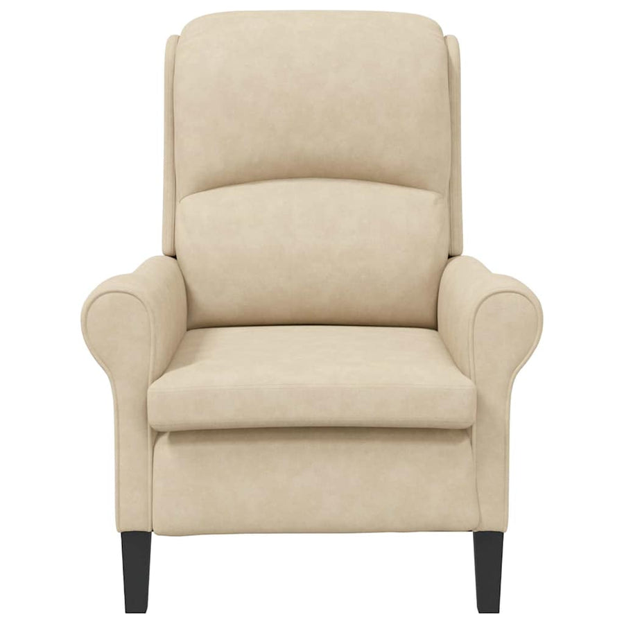 Fauteuil Crème 76 x 94 x 102 cm Microvezel