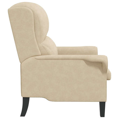 Fauteuil Crème 76 x 94 x 102 cm Microvezel