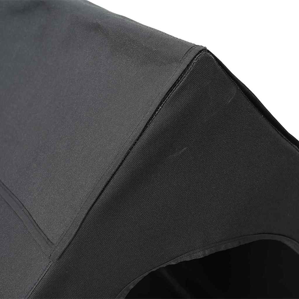 Huis voor Huisdieren Zwart 110 x 75 x 90 cm Staal