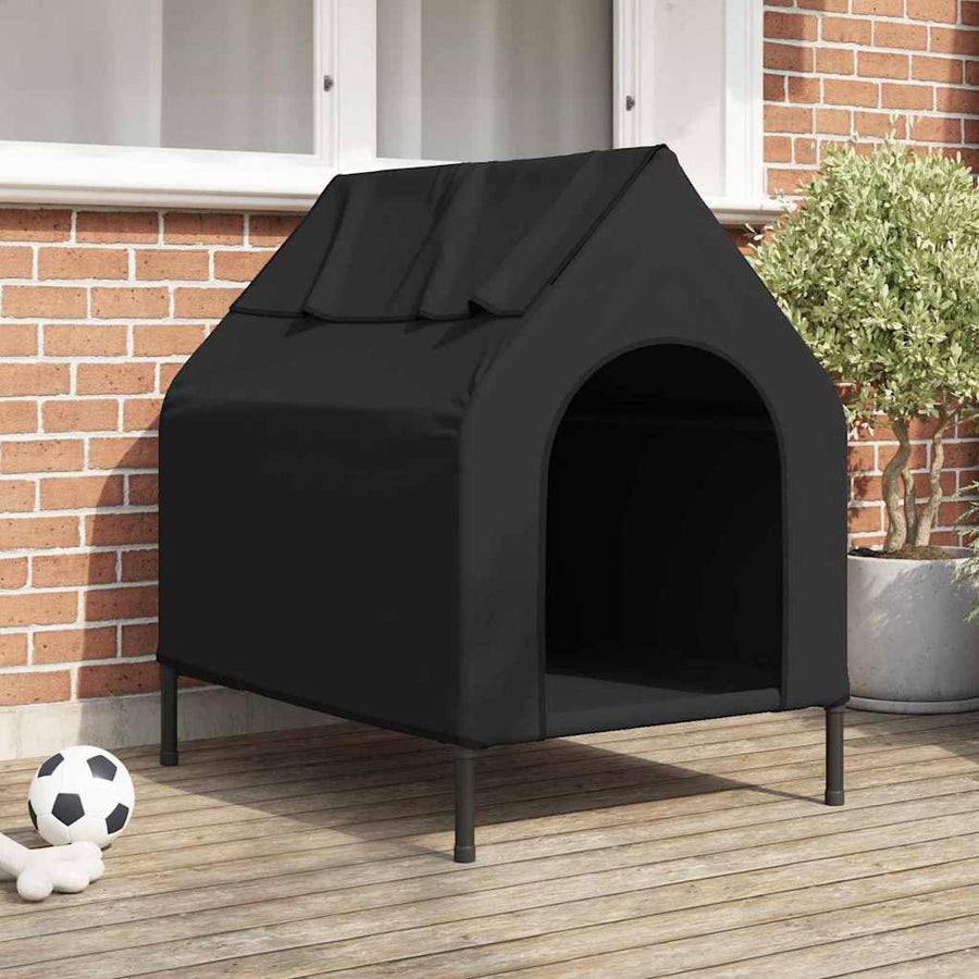 Huis voor Huisdieren Zwart 110 x 75 x 90 cm Staal