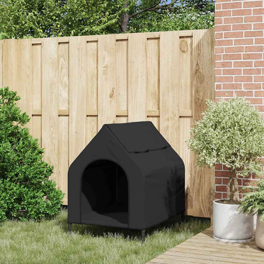Huis voor Huisdieren Zwart 110 x 75 x 90 cm Staal