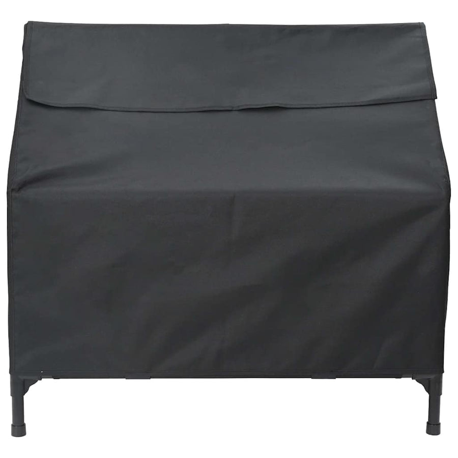 Huis voor Huisdieren Zwart 110 x 75 x 90 cm Staal