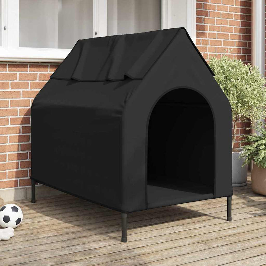 Huis voor Huisdieren Zwart 110 x 75 x 90 cm Staal