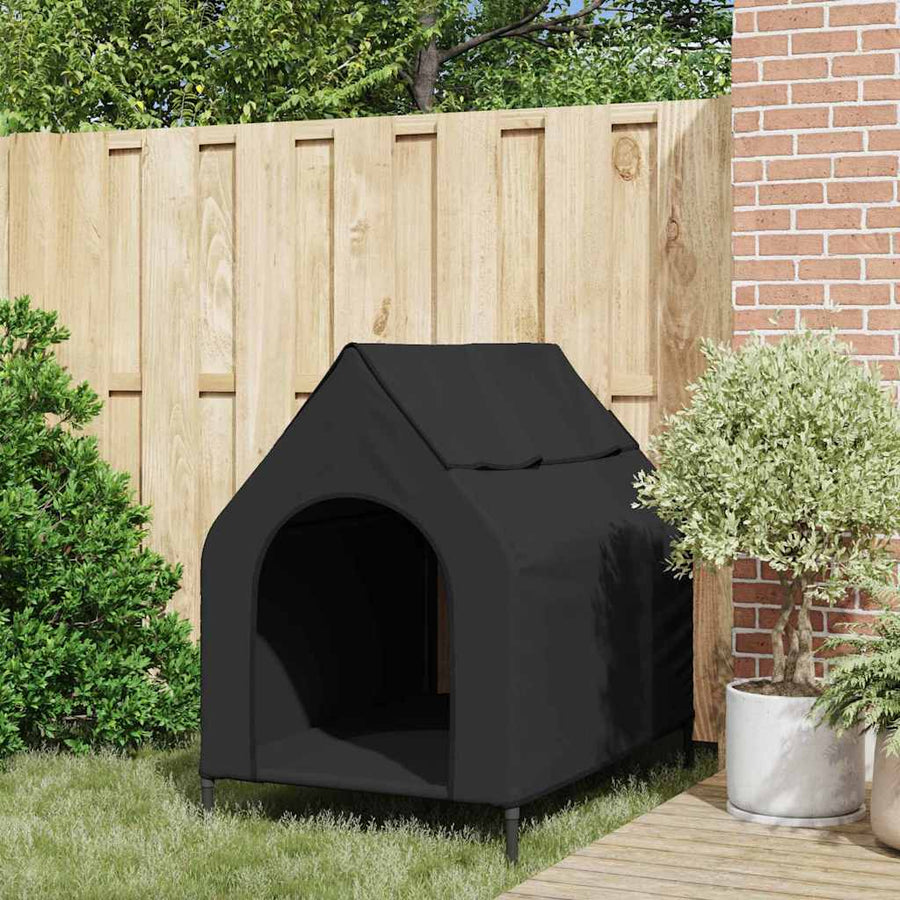 Huis voor Huisdieren Zwart 110 x 75 x 90 cm Staal