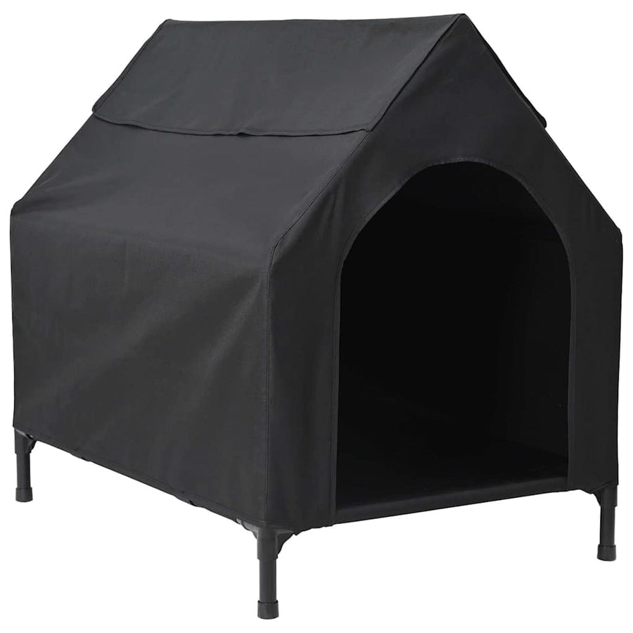 Huis voor Huisdieren Zwart 110 x 75 x 90 cm Staal