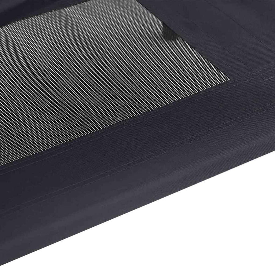 Hondenbed Staal 92 x 77 x 82,5 cm Zwart