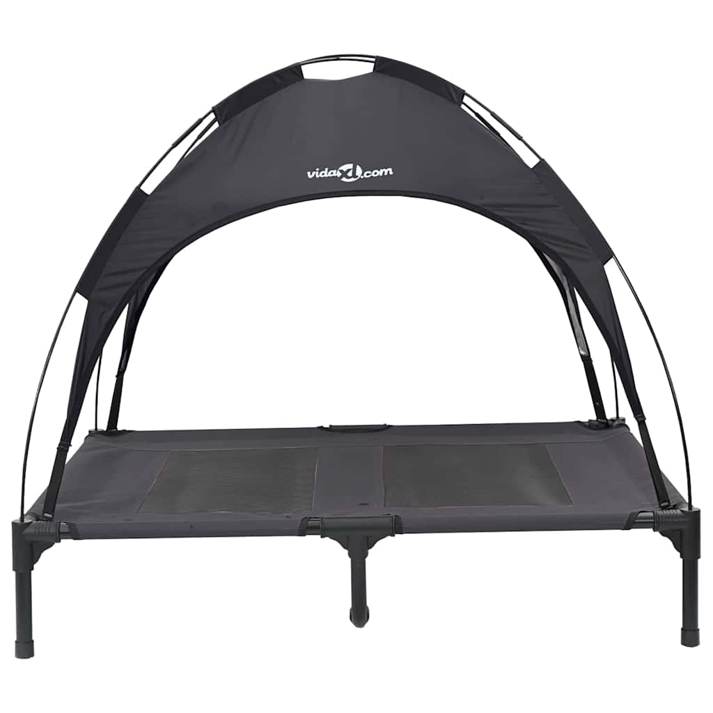Hondenbed Staal 92 x 77 x 82,5 cm Zwart