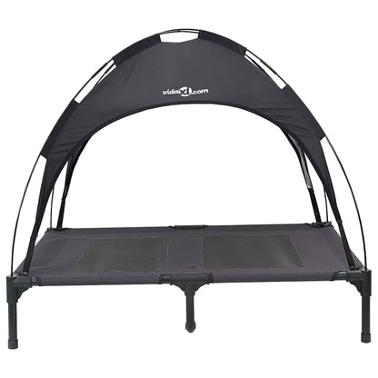 Hondenbed Staal 92 x 77 x 82,5 cm Zwart