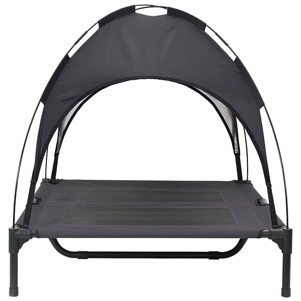 Hondenbed Staal 92 x 77 x 82,5 cm Zwart