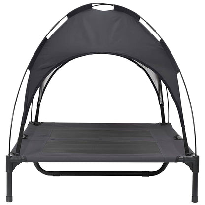 Hondenbed Staal 92 x 77 x 82,5 cm Zwart
