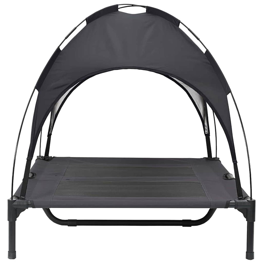 Hondenbed Staal 92 x 77 x 82,5 cm Zwart