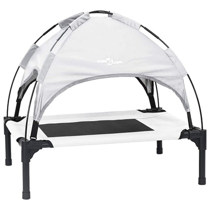 Hondenbed Staal 62 x 48 x 61 cm Zilvergrijs