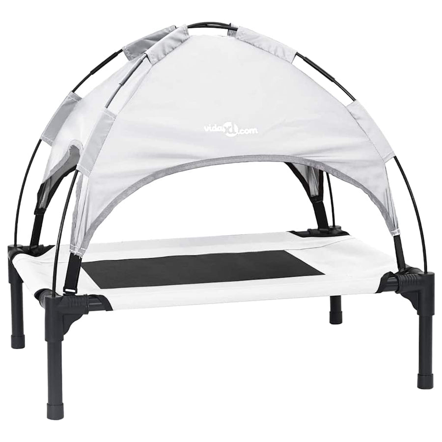 Hondenbed Staal 62 x 48 x 61 cm Zilvergrijs
