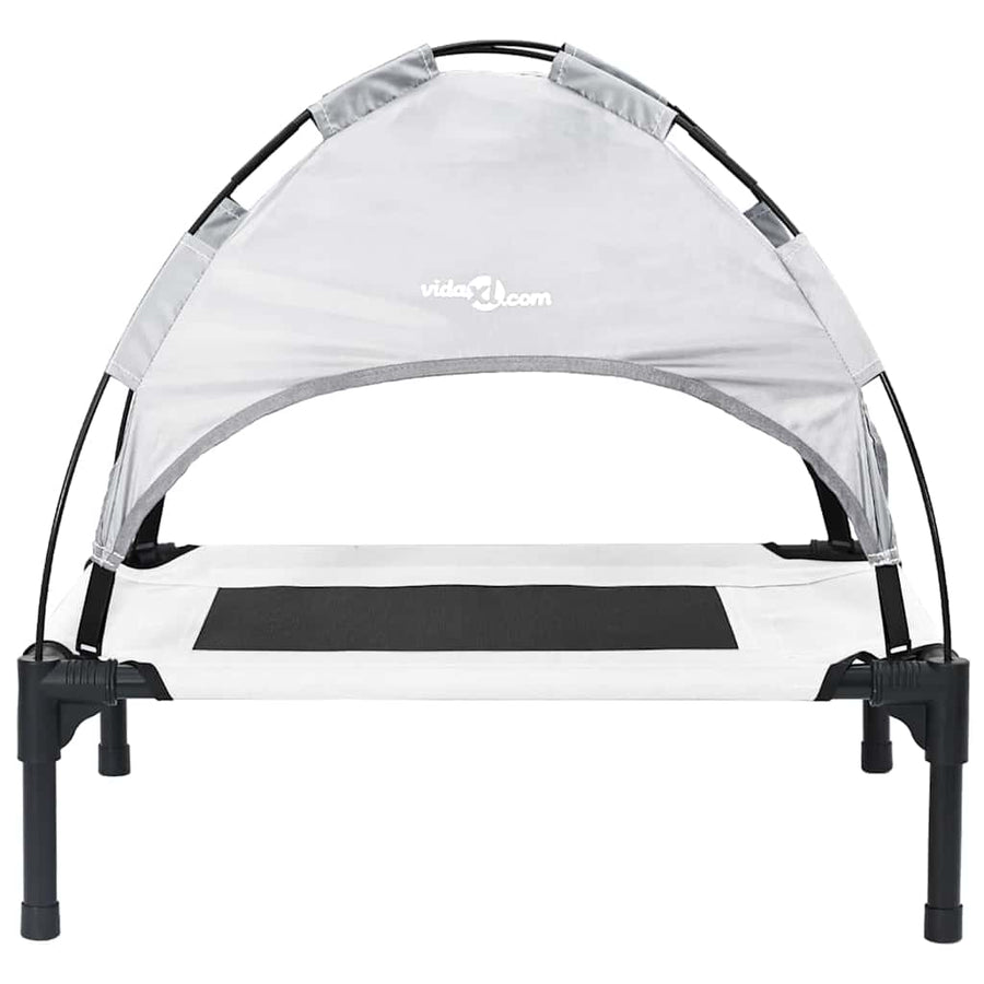 Hondenbed Staal 62 x 48 x 61 cm Zilvergrijs