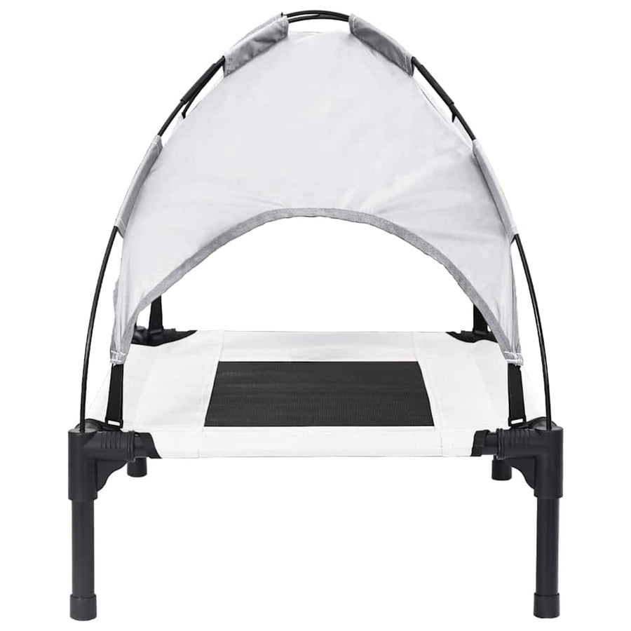 Hondenbed Staal 62 x 48 x 61 cm Zilvergrijs