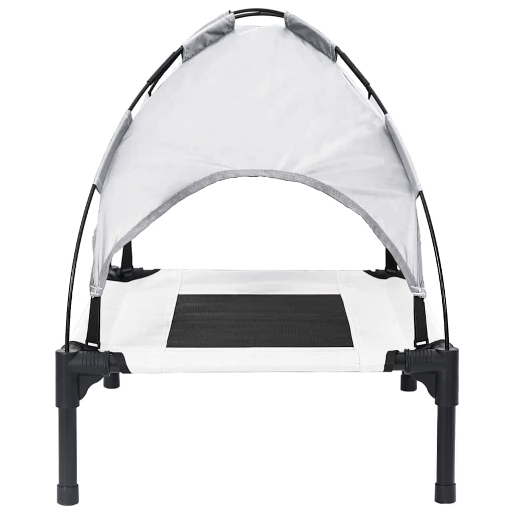 Hondenbed Staal 76 x 62 x 70,5 cm Zilvergrijs