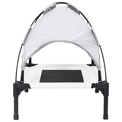 Hondenbed Staal 76 x 62 x 70,5 cm Zilvergrijs